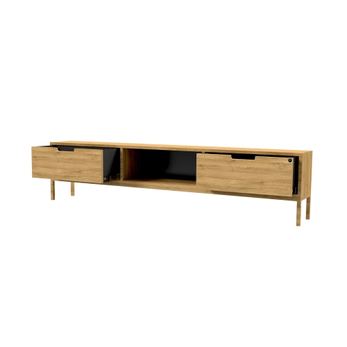 Szafka RTV-44 Drewno Lite Dąb Loft Lakier Rozmiary od 100 cm do 200 cm PREMIUM